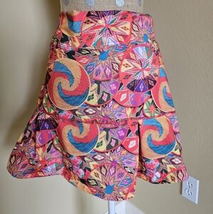 Dona Jo Large 2 skort African Ethiopian Pinwheel Tennis pickleball Tennis Skirt
